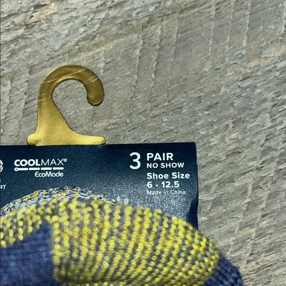 Gold Toe Men's Tournament Coolmax No Show Tab Socks (3 Pair Pack) Size 6-12.5 - Picture 9 of 9